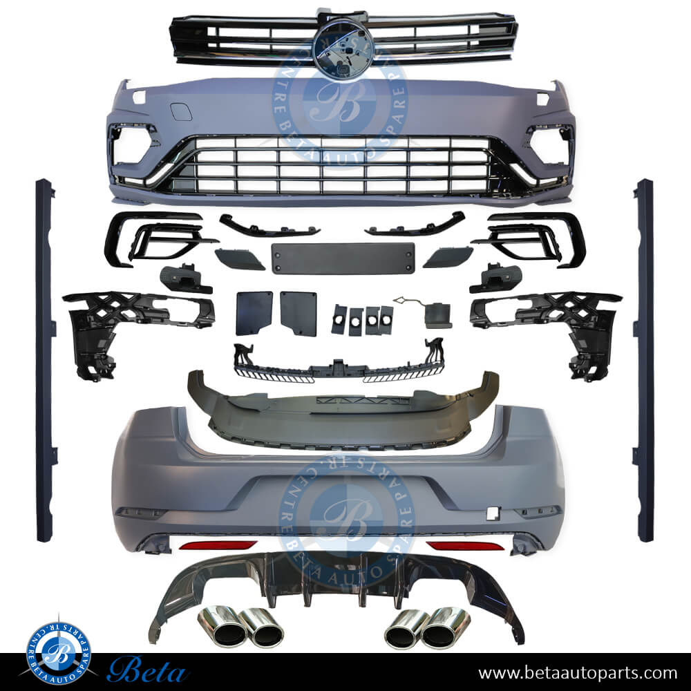 Body Kit Upgrade to 7.5 R-Line Look for Volkswagen Golf 7 2013-2016 models Body Kit Upgrade to 7.5 R-Line Look for Volkswagen Golf 7 2013-2016 models